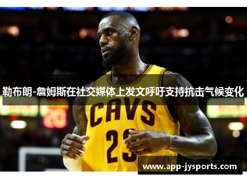 勒布朗-詹姆斯在社交媒体上发文呼吁支持抗击气候变化